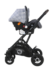 Lorelli Classic Sena Baby Stroller Set, Grey Squared