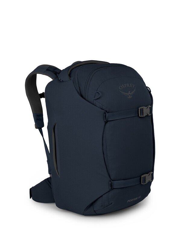 

Osprey Porter 46 Backpack Bag Unisex, Petunia Blue