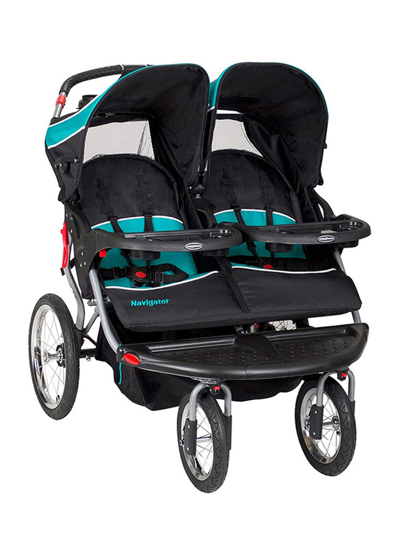 

Baby Trend 2.0 Activity Retreat Navigator Jogger Baby Stroller, Blue/Black