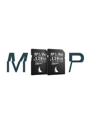 Angelbird 128GB AV Pro SD MK2 V60 Memory Card, 2 Pieces, Black