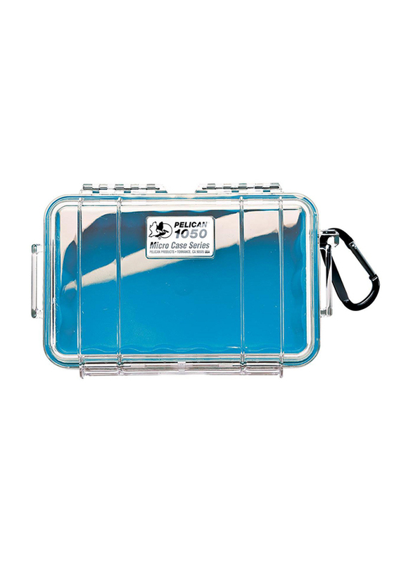 Pelican 1050 WL/WI Micro Case, Blue Clear