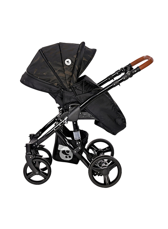 Lorelli Classic Rimini Baby Stroller with Mama Bag, Forest Green/Black