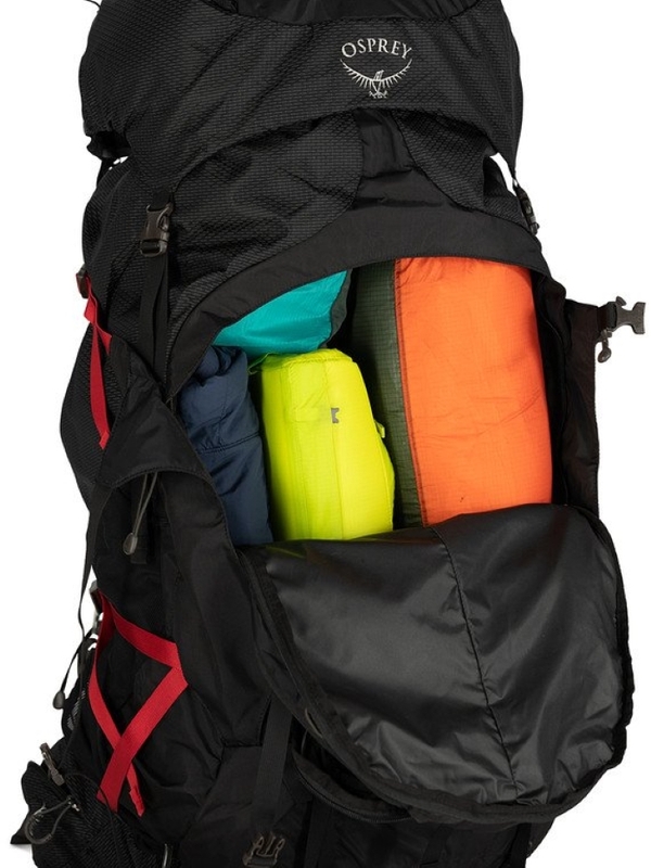 Osprey S/M Aether Plus 100 Backpack, Black