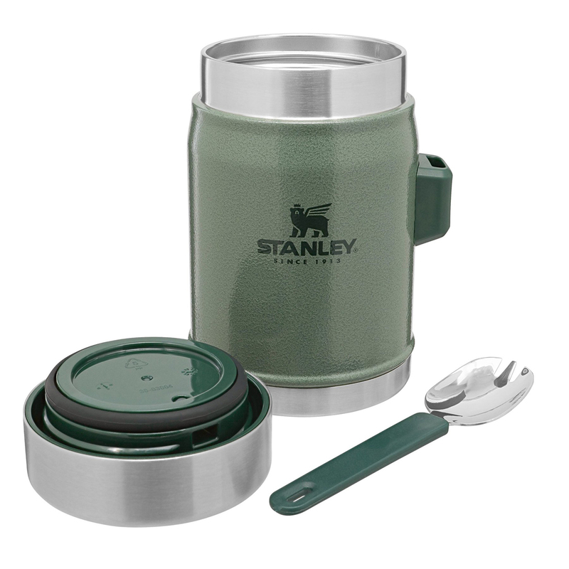Stanley Stainless Steel Classic Vacuum Food Jar, 414ml, H.Green