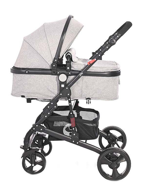 Lorelli Classic Alba Classic Baby Stroller Set, Grey