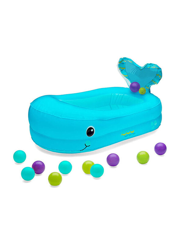 

Infantino Whale Bubble Ball Inflatable Bath Tub for Babies, Multicolour