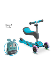 SmarTrike T1 T-Scooter with Safety Gear, Blue, Ages 15 Months+