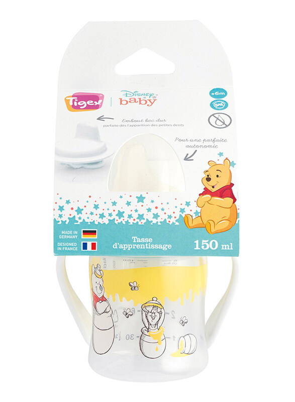 

Tigex 150ml Winnie Anti Leak Cup with Handles, White