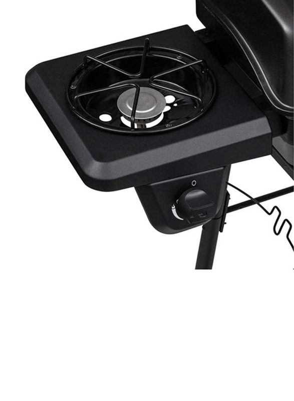 Char-Broil 4 Burner with Side Burner Gas Grill, Black