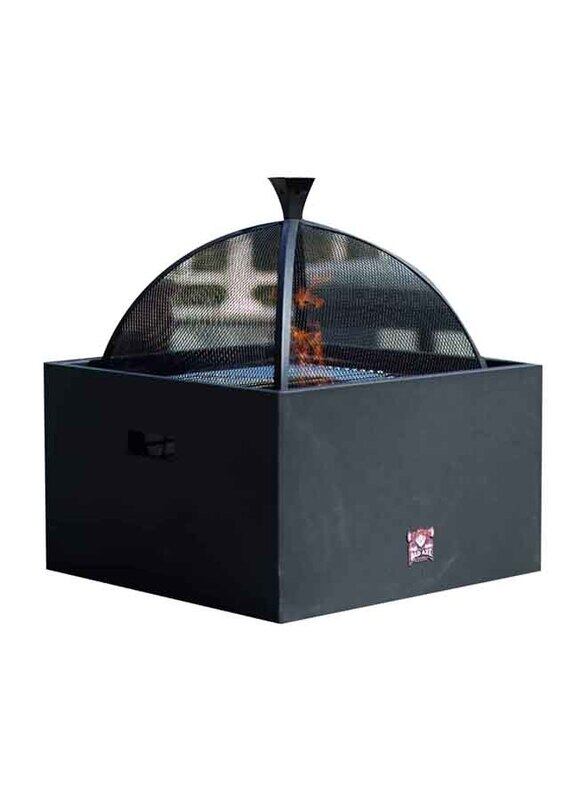 

Bad Axe The Log Cabin Firepit, Black