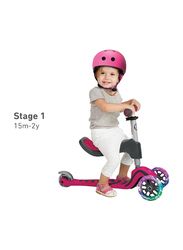 SmarTrike T1 T-Scooter with Safety Gear, Pink, Ages 15 Months+