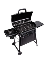 Char-Broil 4 Burner with Side Burner Gas Grill, Black