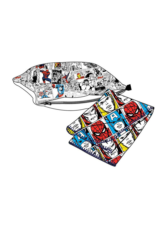 

Marvel Travel Throw Convertible with Pillow, TRHA4449, Multicolor