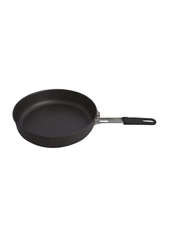 

Vango Hard Anodised Frying Pan with Folding Handle, 13 x 17 x 13 cm, 19cm, Black