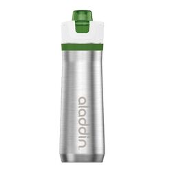Aladdin 600ml Stainless Steel Vacuum Active Hydration Bottle, Green