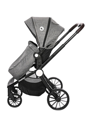 Lorelli Classic Ramona Baby Stroller, Steel Grey