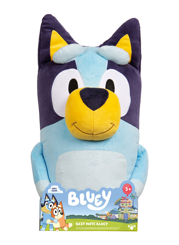 

Moose Bluey Jumbo Plushy 45cm Best Mate Bluey, 1-Piece, Ages 3+