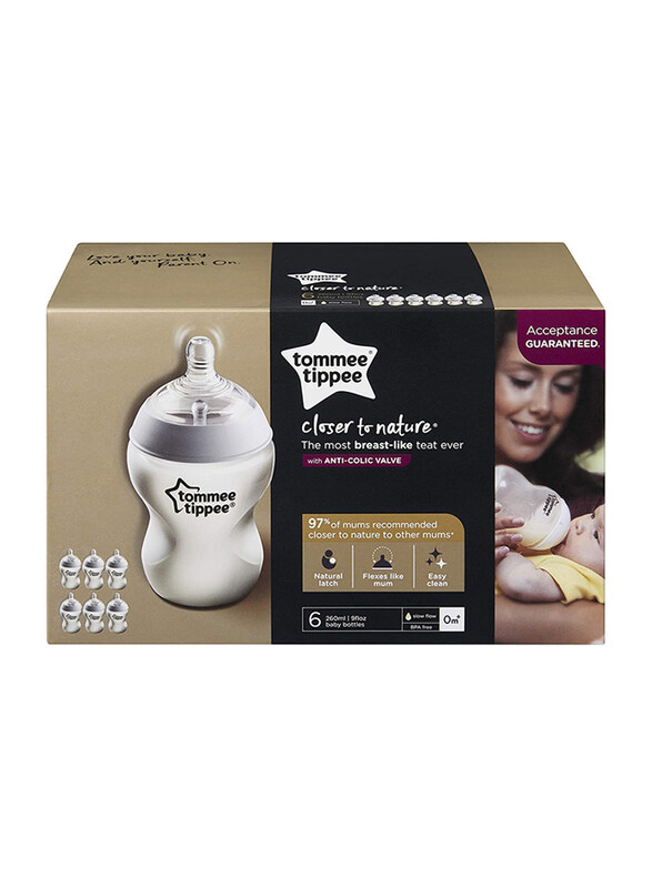 

Tommee Tippee Closer To Nature Pp Bottle, 260ml, Clear