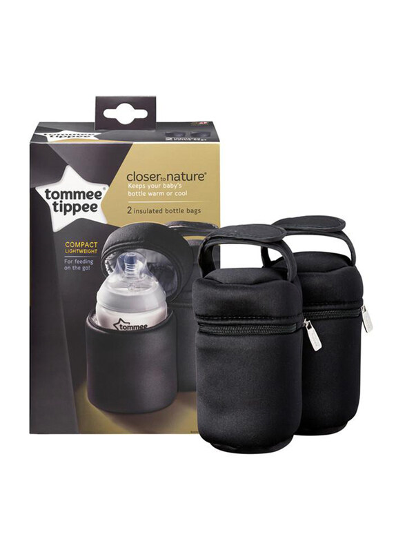 

Tommee Tippee Closer To Nature Insulated Bottle Carrier, Black