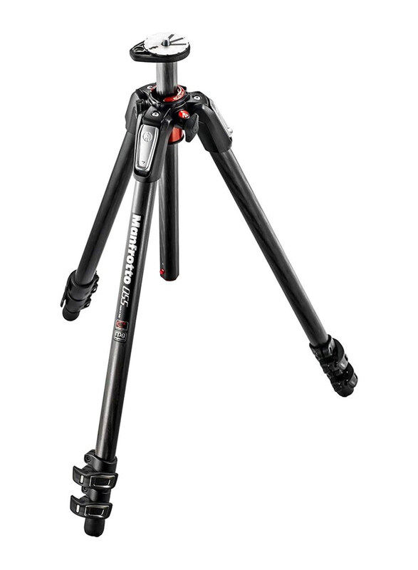 

Multiple Manfrotto 055 Carbon Fibre 3 Section Tripod, MT055CXPRO3, Black