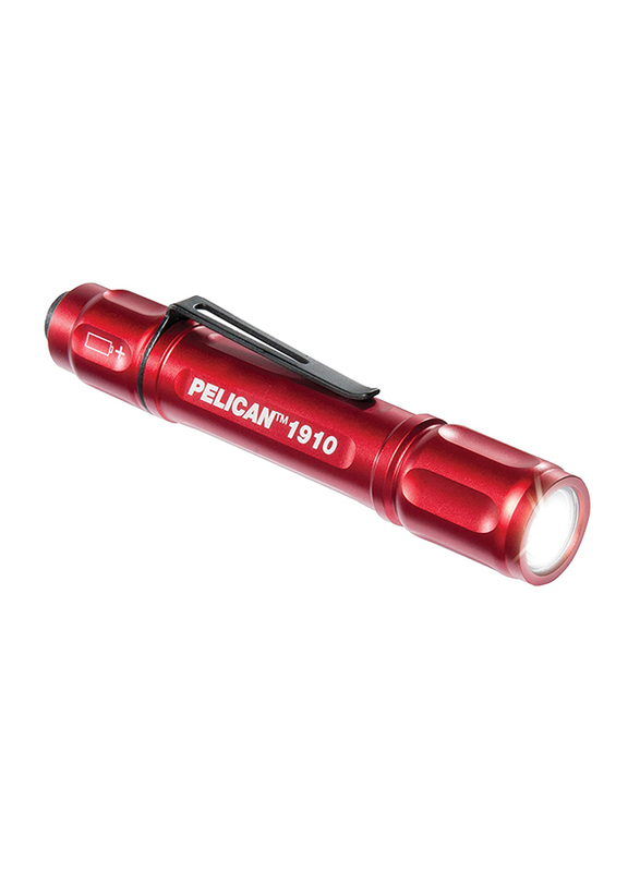 Pelican 1910B 1-AAA-LED Gen 2 Flashlight, 106 Lumens, Red