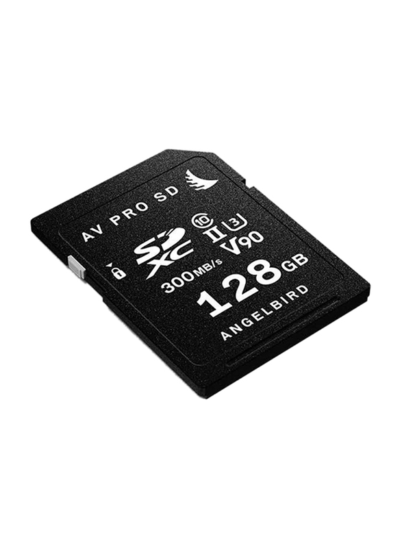 Angelbird 128GB AV Pro SD MK2 UHS-II SDXC V90 Memory Card, Black