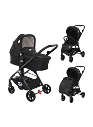 Lorelli Premium Patrizia Baby Stroller, Black