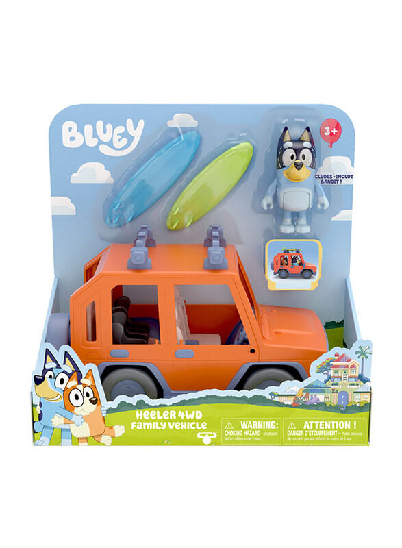 

Moose Bluey Heeler 4WD Family Vehicle, 4-Piece, Ages 3+