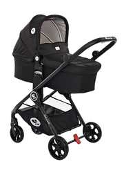 Lorelli Premium Patrizia Baby Stroller, Black