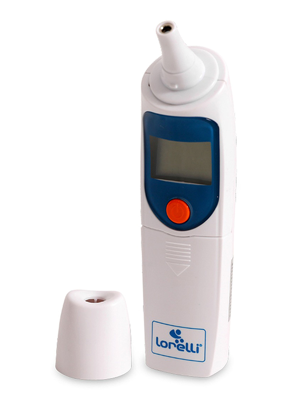 Lorelli Classic Infrared Thermometer For Forehead Or Ear for Kids, White