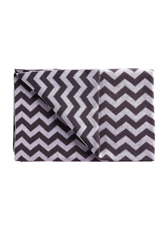 

Moon Mellow Soft Stretchy Knitted Cotton Baby Blanket, Grey