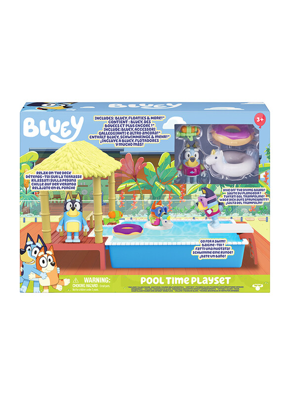 

Moose Bluey Pool Time Playset, Ages 3+