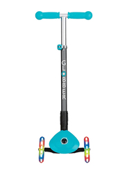 Globber Primo Foldable Lights Scooter, Teal