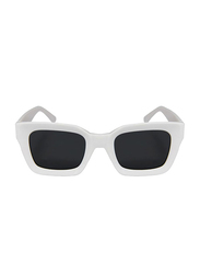 Ocean Full Rim Rectangular Glasses Osaka Sunglasses Unisex, Smoke Lens, 62/20/140