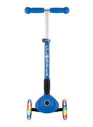 Globber Junior Foldable Lights Navy Blue Scooter, Navy Blue