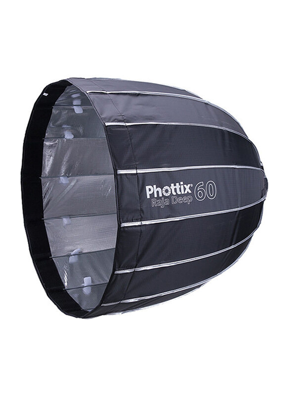 

Phottix Photo & Studio Raja Deep Quick Folding Softbox, 60cm x 24 inch, Black