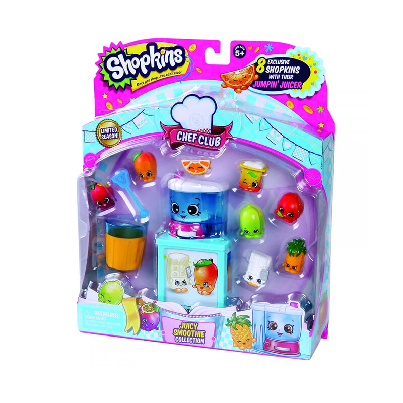 

Rosha Shopkins Chef Club Juicy Smoothie Collection, Multicolour