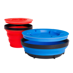 Sea to Summit Silicone X-Seal & Go Food Container Set, Large, Multicolour