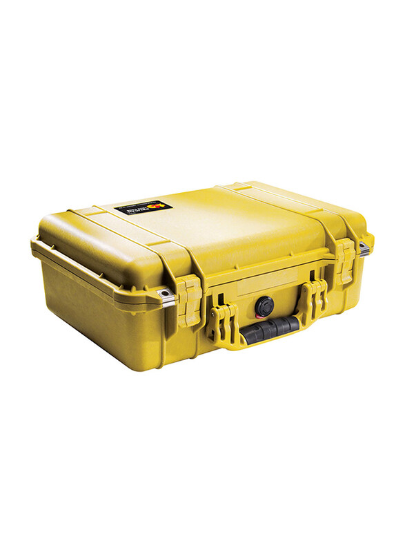 

Generic Pelican 1500 WL/WF Protector Case with Foam, Yellow