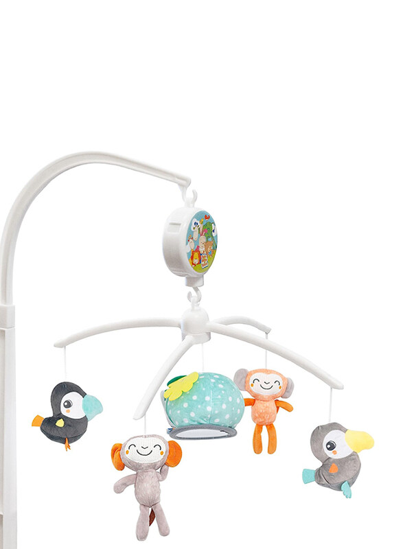 

Moon Ungle Friends Musical Mobile, Child Sleeping Aids, Crib Hanging Toys for Newborn Baby, Baby Crib Mobile 360 Degrees Rotating, Soft Toy, 0+ Months