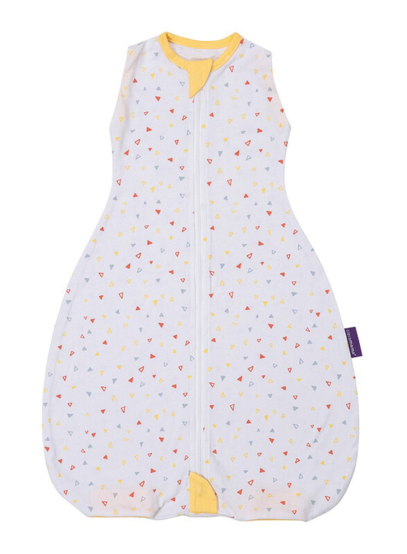 

Clevamama 3-in-1 Nite Romper 1 Tog for 0-9 Months, Yellow/White