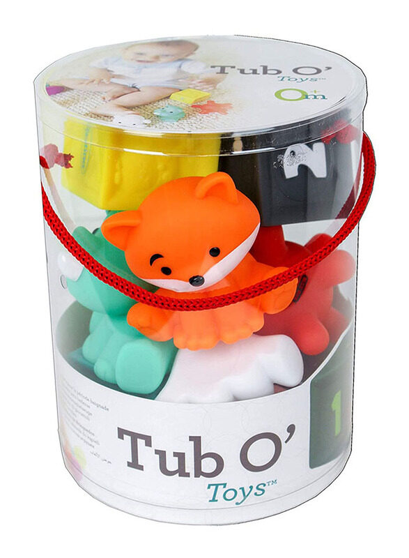 

Infantino 12-Piece Tub O' Toys Set for Babies, Ages 0+ Months, Multicolour