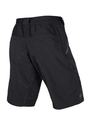 Endura Hummvee Short II with Liner, Small, Black