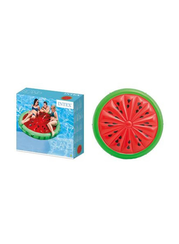 Intex Watermelon Island Floater, Red/Green