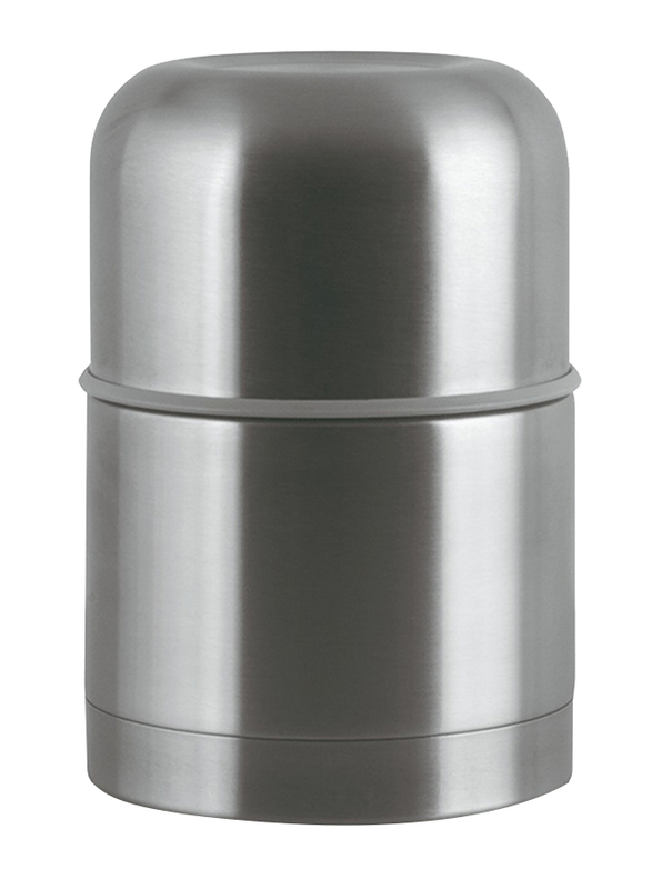 Reer Stainless Steel Thermal Food Container with Cup, Silver