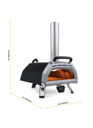 Ooni Karu Wood Multi-Fuel Oven, Black/Silver