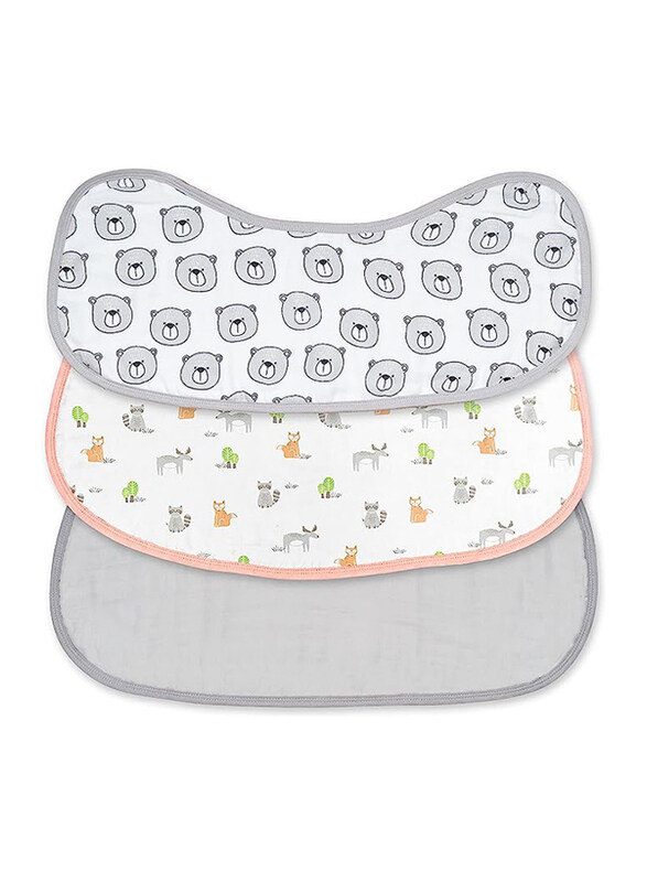 

Moon Organic 8 Layer Burpy Super Soft Cloth, 3 Pieces, Multicolour