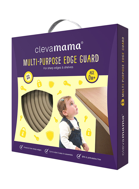 

Clevamama 4-Meter Multi Purpose Edge Guard, Brown