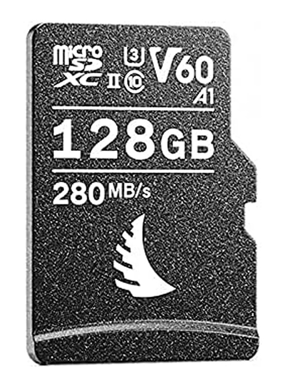 Angelbird 128GB AV Pro MicroSDXC V60 Memory Card, Black