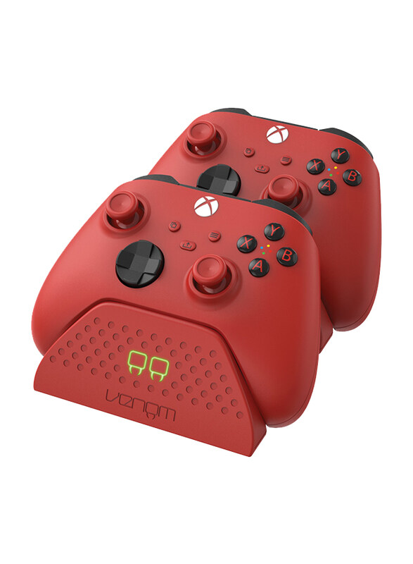 

Venom Twin Docking Station for Xbox Series X/S & Xbox One Controllers, Red